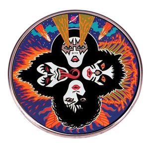 Spilla da petto <span class=keywords><strong>KISS</strong></span>, bandiera <span class=keywords><strong>rock</strong></span>, metal, musica, punk, elettroplaccata, rotonda, distintivo, emblema, accessorio in lega - Product Image 3