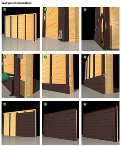 Paneles de Pared WPC con Relieve 3D Profundo, Ecológicos, Resistentes al Agua y a la Humedad, con Aspecto de Madera, 148 mm x 21 mm, Sistema de Enclavamiento - Product Image 6