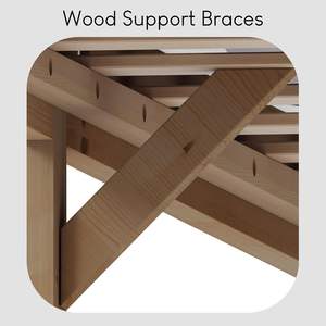 Inweto 200x150 Design sofisticato stile moderno pino massiccio <span class=keywords><strong>letto</strong></span> King Size in legno con <span class=keywords><strong>testiera</strong></span> per camera da <span class=keywords><strong>letto</strong></span> naturale - Product Image 5