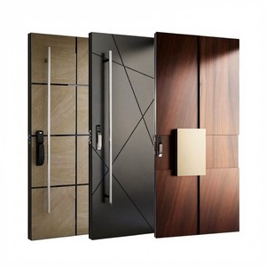 Porte intérieure en bois massif avec placage, homologuée ULC, résistante au feu, fabriquée sur mesure dans le Guangdong, approuvée par les normes américaines - Product Image 1