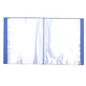 Deli <b>Document</b> Booklet 80 Pages Blue Plastic Insert <b>Folder</b> For Office Use - Product Image 2