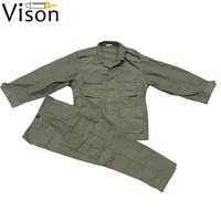 Combat tactique vert 4 poches BDU costumes vêtements tactiques pour hommes uniforme tactique