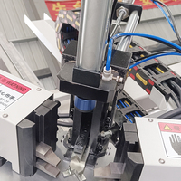 Machine à sertir les coins en aluminium à quatre têtes CNC, équipement automatique pour la production de fenêtres et de portes