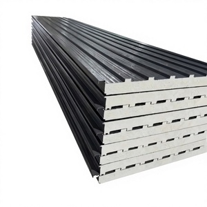 Panneaux de toiture en métal sandwich PU modernes, populaires, résistants aux intempéries et au feu, panneaux de toiture en aluminium isolés - Product Image 1