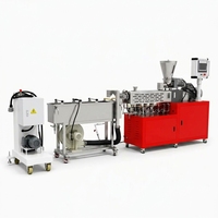 Granulateur à double vis ZS-433, machine de granulation de plastique, extrudeuse de compostage de polymères pour le traitement du plastique