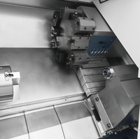 Centre de tournage CNC à lit incliné avec commande FANUC, 3 axes, 12 stations à outils, haute précision, machine à tourner CNC à vendre