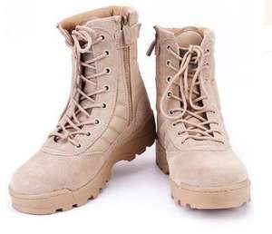 Botas Tácticas TSB09 con Suelas Exteriores de Alta Calidad Antideslizantes, Material Superior de Gamuza con Escamas de Cuerda - Product Image 1