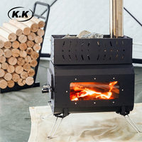 Poêle de camping portable Kawagebo Kamp (KK) OEM pour sauna, tente chauffante, en acier au carbone, à bois, à combustible solide