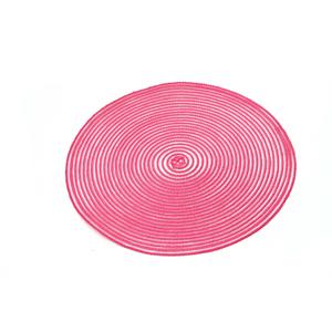 2024 tùy chỉnh Trung Quốc nhựa placemat đa-màu sắc phong cách cổ điển dệt mây PP Chất liệu sản phẩm mới - Product Image 3