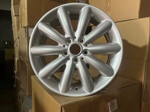 Meilleur prix <span class=keywords><strong>17</strong></span> <span class=keywords><strong>pouces</strong></span> argent alliage d'aluminium coulée jante conception à cinq rayons avec PCD 4*100 ET48 CB56.1 nouveau pour <span class=keywords><strong>MINI</strong></span> <span class=keywords><strong>Cooper</strong></span> - Product Image 5