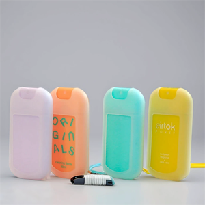 Flacon pulvérisateur <span class=keywords><strong>vide</strong></span> en PP format carte de crédit 20/30 ml pour voyage, désinfectant pour les mains, lotion, parfum rechargeable - Product Image 3