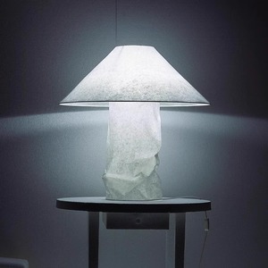 Scandinavian Style Paper Floor <b>Lamp</b> White <b>Shade</b> Led Light Source Nordic Living Room Bedroom Hotel Homestay Decor - Product Image 3