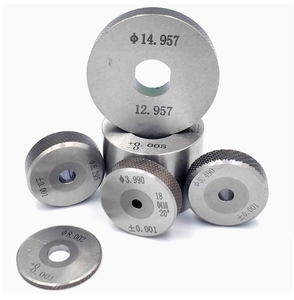 रिंग गेज और बाहरी व्यास के चिकनी पास स्टॉप गेज के लिए टंगस्टन स्टील मिश्र धातु का उच्च परिशुद्धता अंशांकन - Product Image 1