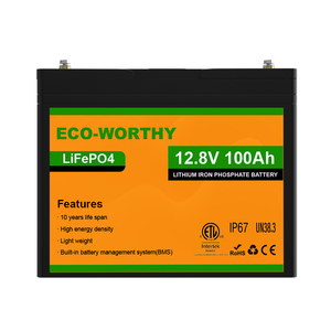 Batería de Litio LiFePO4 de 12V 100AH con BMS Integrado y Certificación UL1973, Ecológica - Product Image 6