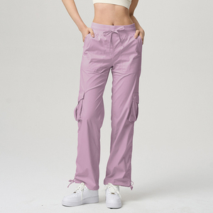 Women's Winter Floral Outdoor Running Formal Work Pants Light Quick-Drying Anti-Pilling Multi-Pocket <strong>Harem</strong> <strong>Trousers</strong> Flat Front - Product Image 3