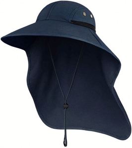 Upf50+ Sun Men <b>Women</b> With Neck Flap Wide Brim Uv Protection Fishing Hat for Hiking Beach Gardening Promotional Gift - Product Image 1
