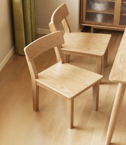 Chaise de salon scandinave en bois massif, chaise de loisirs moderne avec accoudoirs, mobilier écologique pour la maison - Product Image 5