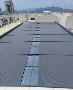 Store banne isolant moderne en aluminium pour extérieur, imperméable, avec <span class=keywords><strong>rideau</strong></span> de toit, pour cour et isolation de toiture - Product Image 2