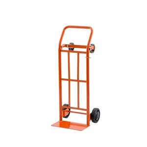 GE040 Hand Cart <b>Trolley</b> with Solid Polyurethane Wheels and Tipping Shovel - Product Image 1