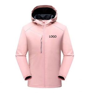 Wholesale Unisex Winter Warmth and Plush Integrated Charge <strong>Coat</strong> Customized Printed Logo - Product Image 5