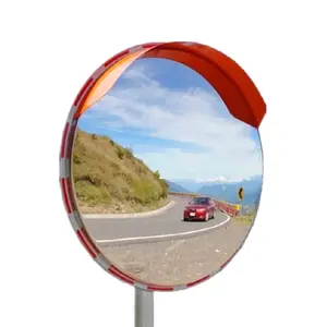 광각 반사 야외 원형 구형 보안 거울 교통 안전 사각 코너 도로 진입로 볼록한 거울