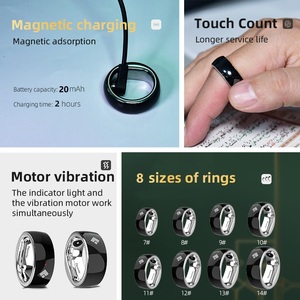 Religious Muslim Tasbeeh Ring Counter QB708 Stainless Steel Islam Gift Arabic Qibla Zikr Ring - Product Image 3