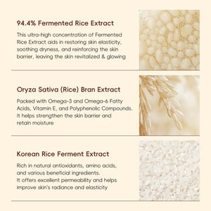 Nuovo Set di Cinque Pezzi LAIKOU al Riso, Crema Idratante Nutriente con Estratti Vegetali, <span class=keywords><strong>Kit</strong></span> per la Cura del <span class=keywords><strong>Viso</strong></span> Anti-Rughe e Anti-Età per Tutti i Tipi di Pelle - Product Image 5