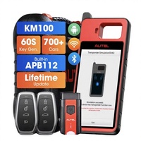 Kit générateur de clés universel MaxiIM KM100/KM100X avec mise à jour gratuite à vie, fonction AutoVIN et fonction pour toutes clés perdues (y compris celle de la batterie)