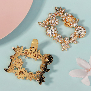 उच्च ग्रेड महिलाओं के जूते अलग-अलग हटाने योग्य धातु मिश्र धातु जूते बकल उच्च ऊँची एड़ी के सैंडल फैशन गैंडे - Product Image 5