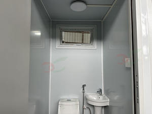 Bagno da Esterno Prefabbricato Cabina Doccia <span class=keywords><strong>Unit</strong></span>à WC Portatile Bagno Pubblico Prefabbricato Bagno di Servizio per Lavoratori - Product Image 6