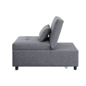 Enkele Multifunctionele Meubels 4 In 1 Stoel Slaapbank Convertible Poef Stoel Met Kussen - Product Image 5