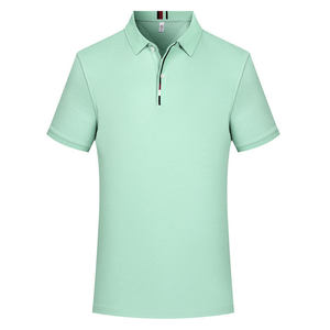 Polo Shirt Short Sleeve Solid Color Polyester For Work And Promotion - Product Image 2