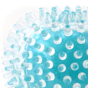 Estimula la actividad física y mental. Pelota transparente de TPR de alta gama, 9 cm de diámetro, juguete para mascotas. - Product Image 5