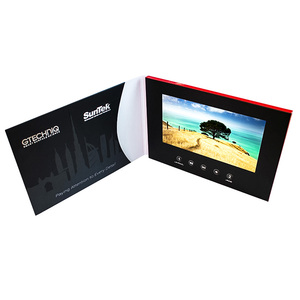 Operación segura Caja de video personalizada Invitación de LCD Regalo Folleto Tarjeta gráfica Folleto Reproductor Tarjeta de felicitación - Product Image 6