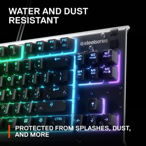 Clavier de jeu SteelSeries <span class=keywords><strong>Apex</strong></span> <span class=keywords><strong>3</strong></span> TKL RGB 84 touches, clavier mécanique filaire RGB avec câble USB, clavier compact pour les joueurs sur ordinateur portable - Product Image 5