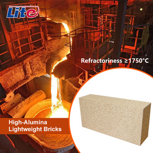 Ladrillo <span class=keywords><strong>Refractario</strong></span> de Burbujas de Aislamiento Térmico de Alta Alúmina, 1900 Grados Celsius, Precio de Fábrica para Hornos de <span class=keywords><strong>Cemento</strong></span> - Product Image 4