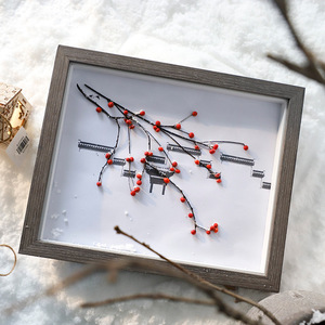 <span class=keywords><strong>2022</strong></span> boîte d'ombre en bois Offre Spéciale, présentoir de table d'art mural 1.5 CM boîte d'ombre intérieure profonde noir blanc cadres avec verre - Product Image 5
