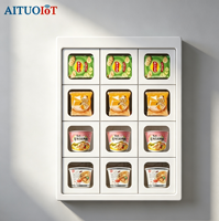 Distributeur automatique intelligent en libre-service, taille personnalisée, 24h/24, pour snacks, jouets, aliments, vin, casier mural intelligent