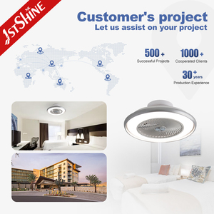 1stshine 22 Inch Kleine Plafondventilator Met Licht Laag Profiel Ingebouwde Ventilator Stille <span class=keywords><strong>DC</strong></span> Motor voor Slaapkamer en Keuken - Product Image 5