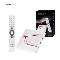 Topleo Android TV Box OTT Smart Multimedia Streamer Video Hub Receptor de TV por Internet Set Top Box