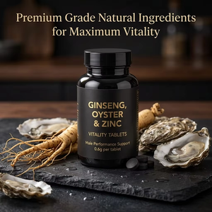 Tabletas Nutricionales Herbales Personalizadas ODM para Hombres con Asta de Ciervo, Ginseng, Ostra, <span class=keywords><strong>Zinc</strong></span> <span class=keywords><strong>y</strong></span> <span class=keywords><strong>Magnesio</strong></span> para Negocios Transfronterizos - Product Image 1