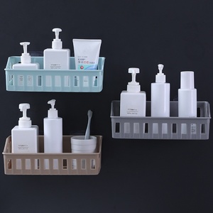 Mensola portaoggetti da parete in plastica per bagno, organizer per <span class=keywords><strong>shampoo</strong></span> <span class=keywords><strong>doccia</strong></span>, <span class=keywords><strong>porta</strong></span> <span class=keywords><strong>shampoo</strong></span> per <span class=keywords><strong>doccia</strong></span>, organizer da cucina per la casa - Product Image 4