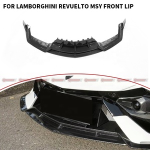 Lèvre avant en fibre de carbone sèche style MSY pour Lamborghini Revuelto, pièces de rechange pour pare-chocs avant - Product Image 3
