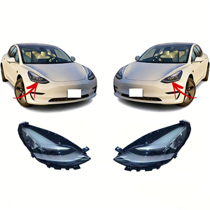 Accesorios para autos JOESHIER, faros delanteros LED para Tesla Model 3/Y 2021-2023, conjunto de faros, luz diurna LED, lente LED, lámpara frontal - Product Image 6
