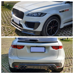 2015-2020 para <span class=keywords><strong>Jaguar</strong></span> Kit de carrocería de fibra de carbono estilo LUMA guardabarros anchos difusor delantero faldones laterales alerón trasero parachoques de coche todo - Product Image 4