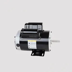 Motor de compresor de aire estándar NEMA 2HP 1800 RPM 230V monofásico 56 marco 5/8 "Eje con llave para compresores de aire