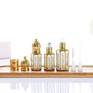 Flacon de parfum rechargeable électroplaqué 6ml 10ml avec bille roulante, flacon de parfum arabe pour emporter avec vous - Product Image 3