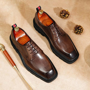 รองเท้าบูทข้อเท้าทรงอัศวินสไตล์เรโทรสำหรับผู้ชายปี 2025 สีน้ำตาล พื้นหนานุ่ม ใส่ได้ทั้งฤดูใบไม้ผลิ ฤดูใบไม้ร่วง/ฤดูหนาว แบบรองเท้าบูทยาว - Product Image 2