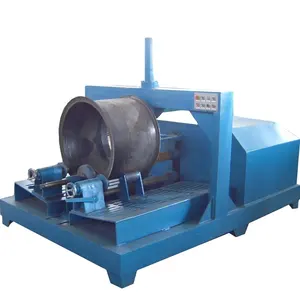 Hydraulic fan cylinder flanging machine