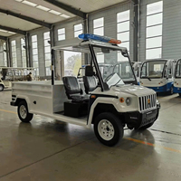 Véhicule utilitaire électrique UTV 2 places avec benne basculante de 2 m, boîte de chargement, 4 kW, 60 V, 100 Ah, type pick-up, chariot de golf, véhicule de patrouille, 40 km/h